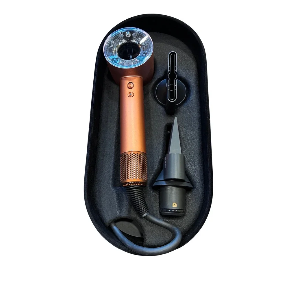 Dyson Supersonic Nural HD16 Hair Dryer Amber Silk Limited Edition New Open Box
